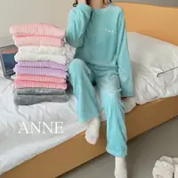 在飛比找蝦皮商城優惠-ANNE｜居家服 睡衣套裝 珊瑚絨睡衣【AO10183】刷毛