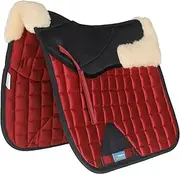 Challenger Horse English Quilted Dressage Square Contoured Lightweight Trail Saddle Pad 72TS30