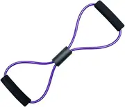Figure 8 Exercise Cord - Fitness Figure 8 Exercise Tube Band - Elastic Band Rally Strap Stretch Band Pull Rope Latex Rubber Muscle Training Tension Rope Gym Fitness Tool M/b