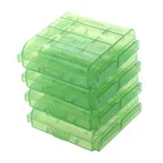 1X(Pack of 4 PCS AA / AAA Battery Storage Hard Case Box-Green U1I8)5406