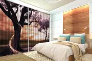 3D Anime Tree 66 Blockout Photo Curtain Printing Curtains Drapes Fabric Window