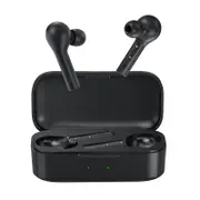 T5 Wireless Bluetooth Headphones V5.0 Touch Control Earphones 3D Stereo HD Talking Earbuds 380mAh Battery Use UP 25 Hours -T5-Black