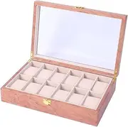 Watch Display Box 12 Compartments Large Capacity Watch Storage Box Multifunctional Watch Storage Box Watch Display Tray Watch Storage Watch Cases for Men FANDIAO