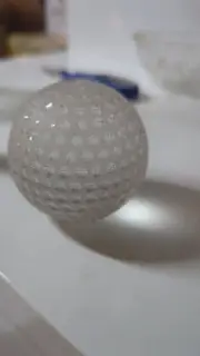 Tiffany and Co Glass Golf Ball Paperweight