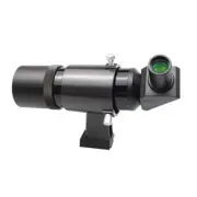 Orion style 9x50 erect image finderscope for telescope. 90 degree angle eyepiece