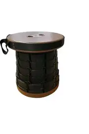 Twist'N 2-pack Sit Telescoping Portable Stool Seat by MiniMax Black