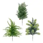 Artificial Plant Branch Greenery Convenient Practical DIY Garland Wreath Easy to