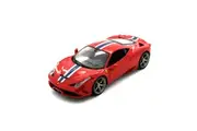 Bburago Licensed 1:18 Scale Ferrari Race&Play 458 Speciale Diecast Model Car Red
