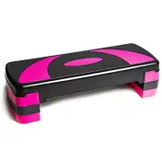 Adjustable Aerobic Stepper 78cm, 3 Levels (10/15/20cm - 4''/6''/8'') Exercise St