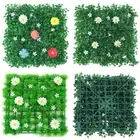Durable Artificial Plant Wall Panel DIY Artificial Grass Backdrop Wall Wedding