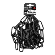 Pinnacle 4mm x 2.5m Black Matte Oblong Chain