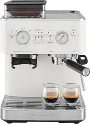 KitchenAid Semi Automatic Espresso Machine With Burr Grinder Porcelain