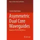 Asymmetric Dual Core Waveguides: Dynamics of Self-Similar Waves