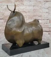 FERNANDO BOTERO "The Bull" Lovely Bronze Sculpture, Signed, Sealed Figurine Deal