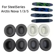 Replacement Ear Pads headband For SteelSeries Arctis Nova 1/3/5 headset