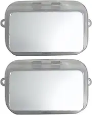 Mirrors for Phone, Makeup Mirror Phone Stand, Phone Camera Clip Mirror, Selfie Reflector Accessory, 2 Pack Phone Mirrors, Mobile Phone Mirror Stand, Vlog Accessory Mirrors, Clip on Selfie Mirror