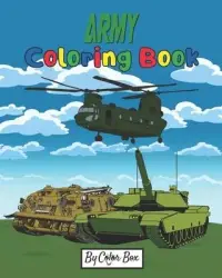 在飛比找博客來優惠-Army Coloring Book: Military D