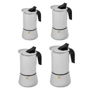 AVANTI INOX ESPRESSO COFFEE MAKER Percolator Stove Top Stainless Steel Induction