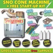 Sno & Fairy Floss *Full Size* Users Snow Cone Machine 2025 model
