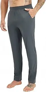 [HUGE SPORTS] Men’s Athletic Yoga Pants with Pocket Casual Sport Joggers Pants for Workout