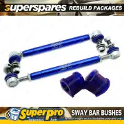 Front SuperPro Sway Bar Rebuild Kit for Mazda 323 Astina BJ 2000-2004