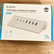 ORICO Aluminium Powered 7 Port USB 3.2 - 10G Hub With Charging