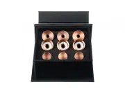 Jupiter Trumpet Trim Kit Medium Caps Antique Copper Lacquer KGUBrass