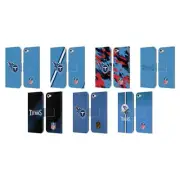 NFL TENNESSEE TITANS LOGO LEATHER BOOK CASE FOR APPLE iPOD TOUCH MP3