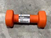 Gaiam 5 Lb Hand Weight Orange Dumbbell NEW