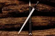 Handmade Anduril Sword of Narsil the King Aragorn Fully Handmade Replica Sword
