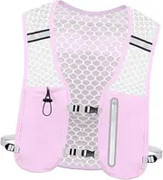 Amagogo Running Water Vest Water Backpack, Phone Pouch Portable Lightweight, for Women Men Hydration Vest for Climbing Riding Outdoor