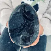 11.55LB Natural Dragon Septarian Geode Quartz Cluster Crystal egg Healing 5250g