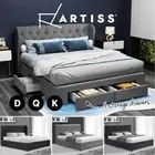Artiss Bed Frame Queen Double King Size Base With Storage Drawers
