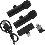 COHEALI Clip Wireless Microphone for Content Creators Dual Device Support Lightweight and Portable for Outdoor Interviews and Live Streaming Audio with Noise Reduction