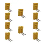 50 amp Anderson Style Plug Yellow with 6 awg Terminals