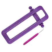 Adjustable Hosiery Scarf Knitting Machine DIY Hand Tools Plastic Knitting5516