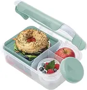 [Smash] Bento Lunch Box, Fern Green, 1.6 Liter Capacity