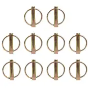PN07 Set of (10) 7/16" Implement Lynch Pins Fits Three-Point Tractor Hitches
