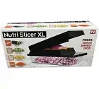 Nutrislicer XL All in 1 Mandoline Slicer & Vegetable Chopper with Container S...