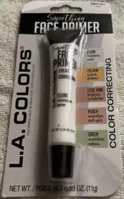 L.A.Colors Smoothing Color Correcting Face Primer #251 Clear Minimizes Pores NWB