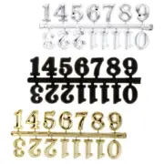 3 Sets Simple Decorative Clock Arabic Numeral Wall Clock Number DIY