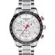 TISSOT PRS 516 Quartz Chronograph 賽車方程式時尚優質三眼計時運動腕錶-銀-T1004171103100