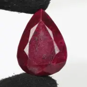 133.05 Cts Natural Pear Cut Africa Red Ruby Loose Gemstone EGL Certified