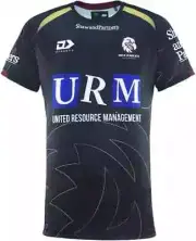 Manly Sea Eagles 2025 NRL Mens Black Training Shirt Sizes S-7XL BNWT