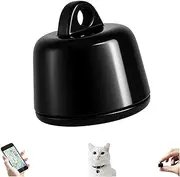 Mini Tracker for Cats Puppies, Mini Dog Tracker, Compatible with iOS & Android, Worldwide Location Tracking, Waterproof & Lightweight, Can View The Historical Trajectory of Pet and Items (Black)