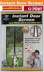Instant Mesh Screen Door Magnetic Bug Mosquito Fly Pet Patio Net Hands Free