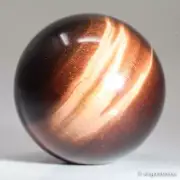 27g26mm Red Tiger Eye Sphere Crystal Ball Natural Quartz Healing Gemstone Chakra