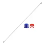 30"/75cm Airless Painting Spray Sprayer Gun Tip Extension Rod Silver