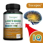 Lion's Mane Mushroom Supplement,Supports Nerve Health And Memory,Balance Mood