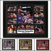 Manny Pacquiáo Signed and Framed Memorabilia Limited Edition